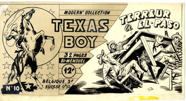 TEXAS BOY - 
(originaux de couvertures)