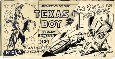 TEXAS BOY - 
(originaux de couvertures)