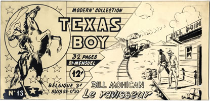 TEXAS BOY - 
(originaux de couvertures)