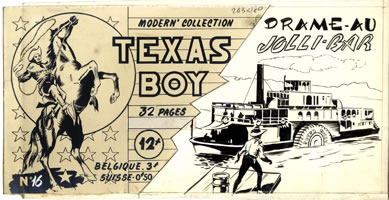 TEXAS BOY - 
(originaux de couvertures)