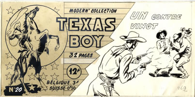 TEXAS BOY - 
(originaux de couvertures)