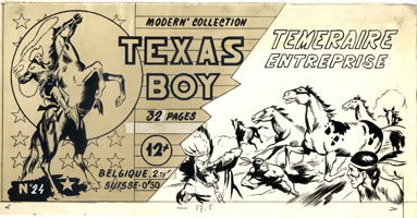 TEXAS BOY - 
(originaux de couvertures)