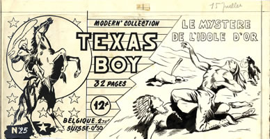 TEXAS BOY - 
(originaux de couvertures)