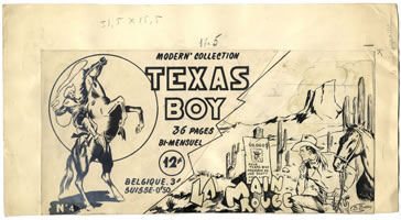 TEXAS BOY - 
(originaux de couvertures)