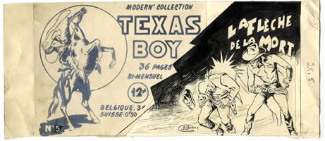 TEXAS BOY - 
(originaux de couvertures)