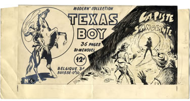 TEXAS BOY - 
(originaux de couvertures)