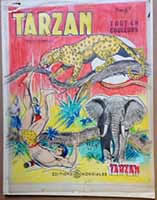 Tarzan – éditions Mondiales - Originaux de couvertures avec calques couleurs