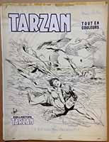 Tarzan – éditions Mondiales - Originaux de couvertures avec calques couleurs